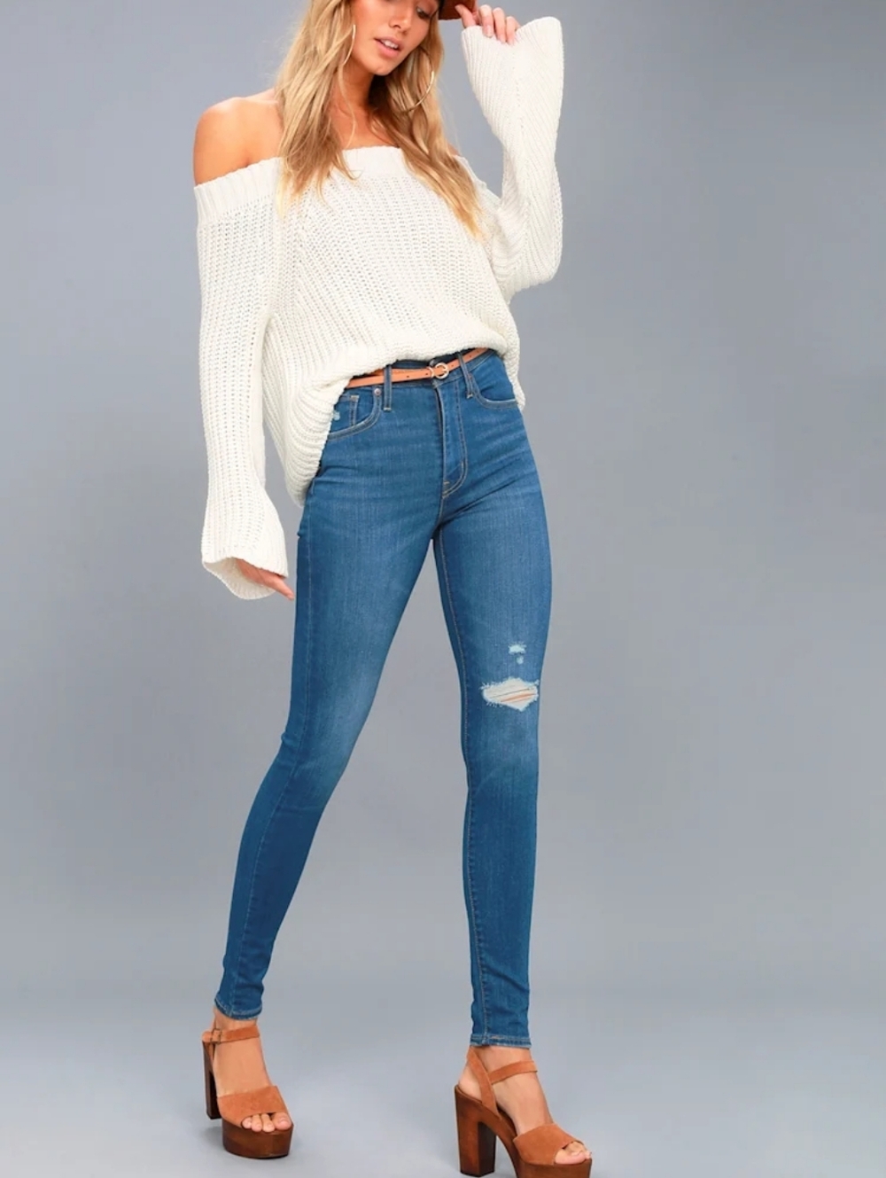 Levi's Mile High Super Skinny Jeans Size 26